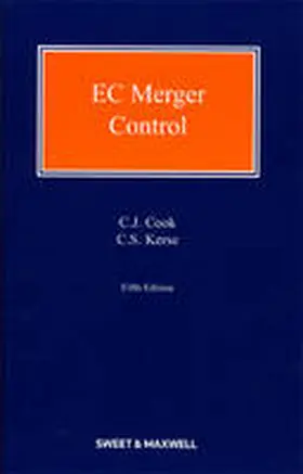 Cook / Kerse |  EC Merger Control | Buch |  Sack Fachmedien