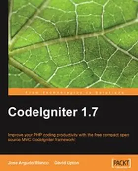 Upton / Ellis |  CodeIgniter 1.7 | eBook | Sack Fachmedien