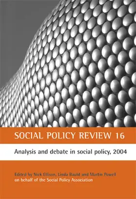 Ellison / Bauld / Powell |  Social Policy Review 16 | Buch |  Sack Fachmedien