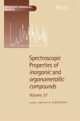 Davidson |  Spectroscopic Properties of Inorganic and Organometallic Compounds | eBook | Sack Fachmedien