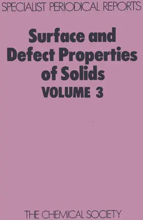 Roberts / Thomas |  Surface and Defect Properties of Solids | eBook | Sack Fachmedien