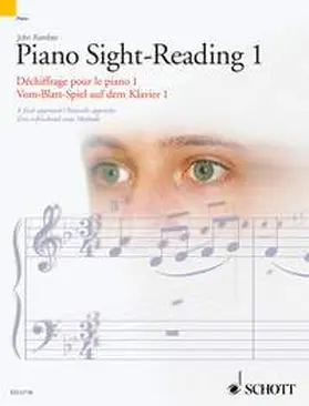  Piano Sight-Reading 1/Dechiffrage Pour Le Piano 1/Vom-Blatt-Spiel Auf Dem Klavier 1 | Buch |  Sack Fachmedien