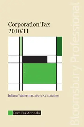 Watterson |  Core Tax Annual: Corporation Tax 2010/11 | Buch |  Sack Fachmedien
