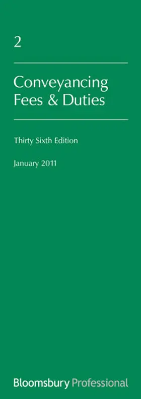 Hewitson |  Lawyers Costs and Fees: Conveyancing Fees and Duties | Buch |  Sack Fachmedien