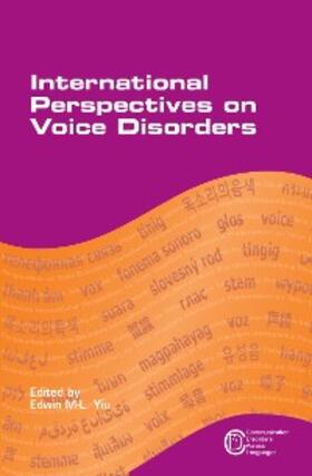 Yiu |  International Perspectives on Voice Disorders | eBook | Sack Fachmedien