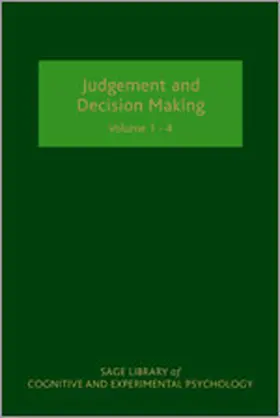 Chater |  Judgement and Decision Making | Buch |  Sack Fachmedien