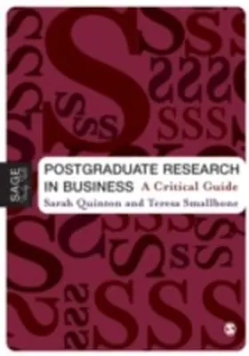 Quinton / Smallbone |  Postgraduate Research in Business | eBook | Sack Fachmedien