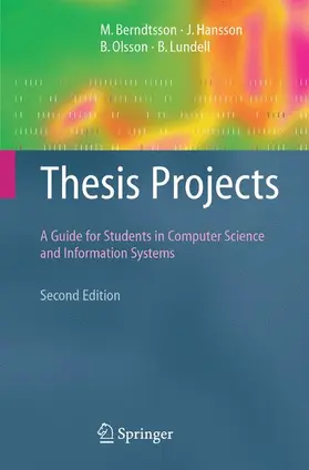 Berndtsson / Hansson / Olsson |  Thesis Projects | Buch |  Sack Fachmedien