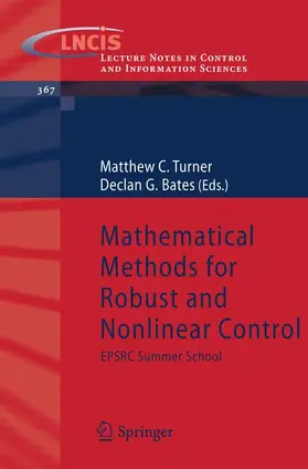 Bates / Turner |  Mathematical Methods for Robust and Nonlinear Control | Buch |  Sack Fachmedien