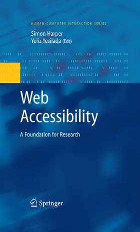 Harper / Yesilada |  Web Accessibility | Buch |  Sack Fachmedien