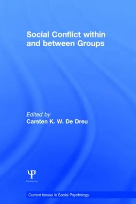 De Dreu |  Social Conflict within and between Groups | Buch |  Sack Fachmedien