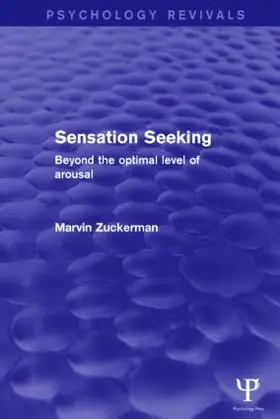 Zuckerman | Sensation Seeking | Buch | 978-1-84872-779-3 | sack.de