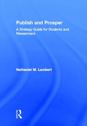 Lambert |  Publish and Prosper | Buch |  Sack Fachmedien