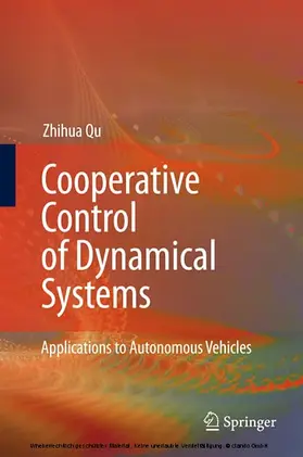 Qu | Cooperative Control of Dynamical Systems | E-Book | sack.de