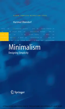 Obendorf |  Minimalism | eBook | Sack Fachmedien