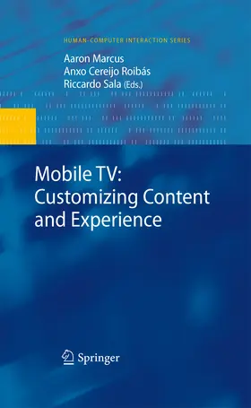 Marcus / Roibás / Roibas |  Mobile TV: Customizing Content and Experience | eBook | Sack Fachmedien