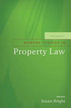Bright |  Modern Studies in Property Law - Volume 6 | Buch |  Sack Fachmedien