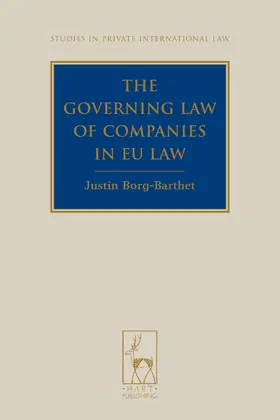 Borg-Barthet |  Governing Law of Companies in Eu Law | Buch |  Sack Fachmedien