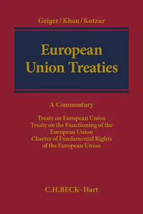 Geiger / Khan / Kotzur |  European Union Treaties | Buch |  Sack Fachmedien