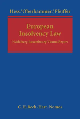 Hess / Oberhammer / Pfeiffer |  European Insolvency Law | Buch |  Sack Fachmedien