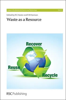 Hester / Harrison |  Waste as a Resource | Buch |  Sack Fachmedien