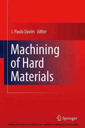 Davim | Machining of Hard Materials | E-Book | www2.sack.de