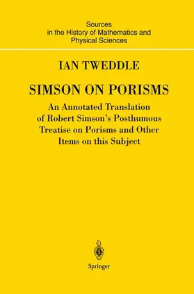 Tweddle |  Simson on Porisms | Buch |  Sack Fachmedien