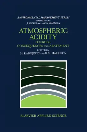 Harrison / Radojevic |  Atmospheric Acidity | Buch |  Sack Fachmedien
