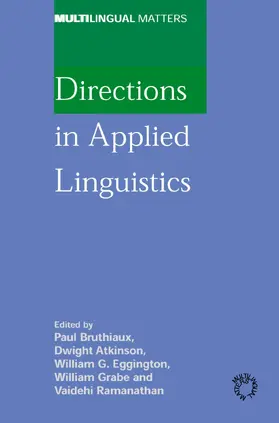Bruthiaux / Atkinson / Eggington |  Directions in Applied Linguistics | eBook | Sack Fachmedien
