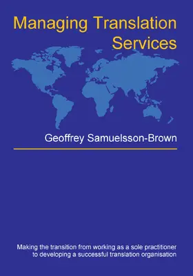 Samuelsson-Brown |  Managing Translation Services | Buch |  Sack Fachmedien