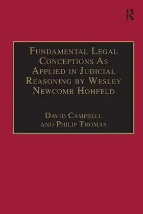 Campbell / Thomas |  Fundamental Legal Conceptions As Applied in Judicial Reasoning by Wesley Newcomb Hohfeld | Buch |  Sack Fachmedien
