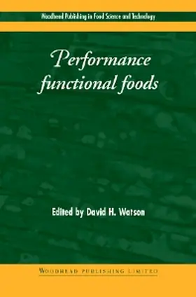 Watson |  Performance Functional Foods | Buch |  Sack Fachmedien