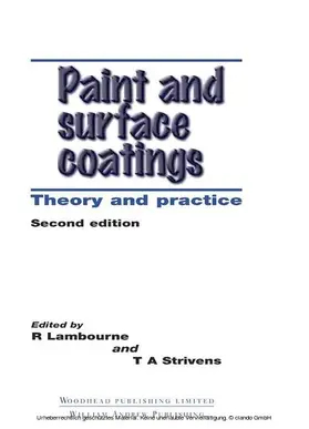Lambourne / Strivens |  Paint and Surface Coatings | eBook | Sack Fachmedien