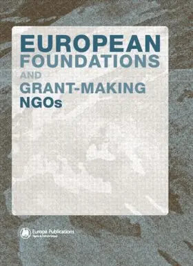  European Foundations and Grant-Making NGOs | Buch |  Sack Fachmedien