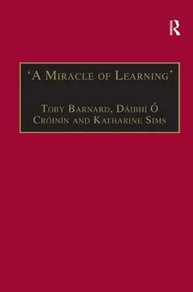 Barnard / Cróinín |  ‘A Miracle of Learning’ | Buch |  Sack Fachmedien