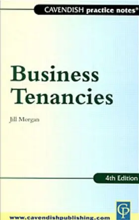Morgan |  Practice Notes on Business Tenancies | Buch |  Sack Fachmedien