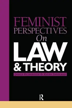 Richardson / Sandland |  Feminist Perspectives on Law and Theory | Buch |  Sack Fachmedien