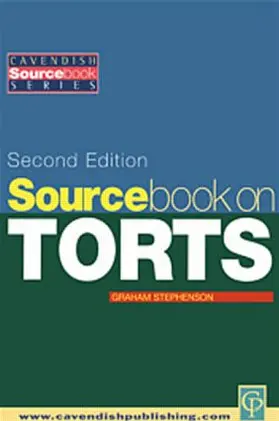 Stephenson |  Sourcebook on Tort Law 2/e | Buch |  Sack Fachmedien