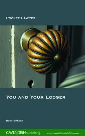 Border | You and Your Lodger | Buch | 978-1-85941-860-4 | www2.sack.de