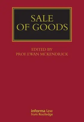 McKendrick |  Sale of Goods | Buch |  Sack Fachmedien