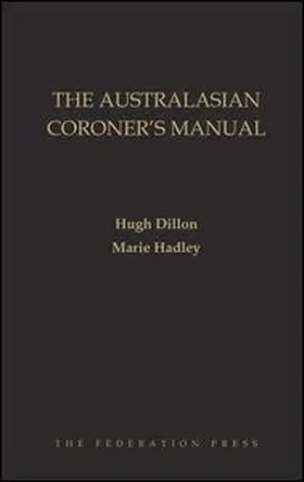Dillon / Marie |  The Australasian Coroner's Manual | Buch |  Sack Fachmedien