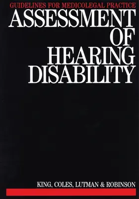 King / Coles |  Assessment of Hearing Disability | Buch |  Sack Fachmedien