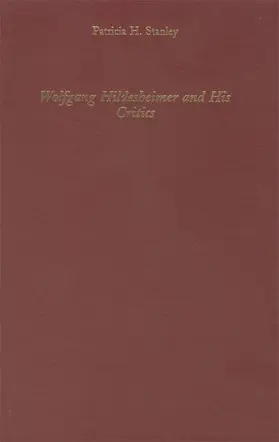 Stanley |  Wolfgang Hildesheimer and His Critics | Buch |  Sack Fachmedien