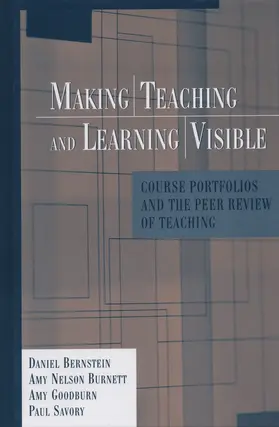 Bernstein / Burnett / Goodburn |  Making Teaching Learning Visible | Buch |  Sack Fachmedien