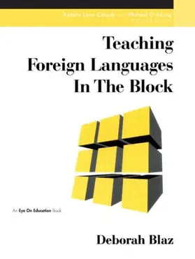 Blaz |  Teaching Foreign Languages in the Block | Buch |  Sack Fachmedien