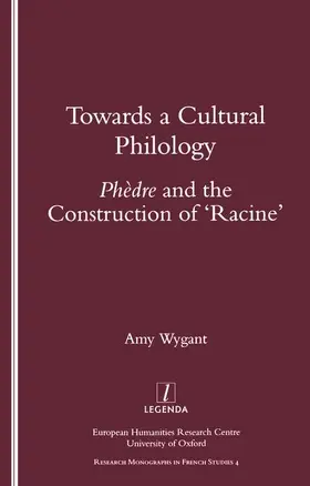 Wygant |  Towards a Cultural Philology | Buch |  Sack Fachmedien