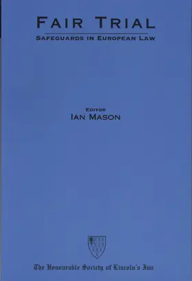 Mason |  Sir Thomas More Lectures 1998 | Buch |  Sack Fachmedien