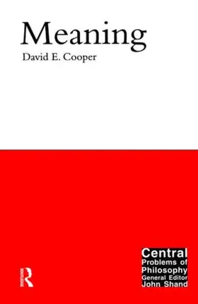 Cooper |  Meaning | Buch |  Sack Fachmedien