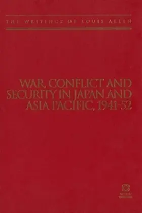 Allen |  War, Conflict and Security in Japan and Asia Pacific, 1941-1952 | Buch |  Sack Fachmedien