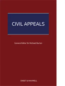 Burton |  Civil Appeals | Buch |  Sack Fachmedien